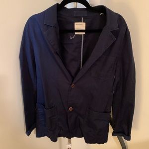 Life after denim navy blue blazer medium